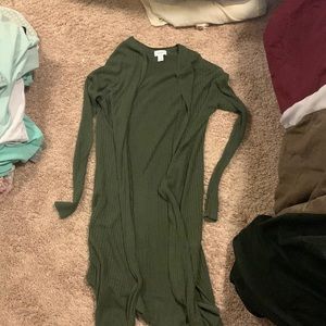 Dark green old navy cardigan size M